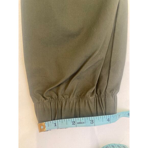 Mammut Olive Green Women’s Jogger Pants EUC Sz 8 Woven Cotton Outdoor Pockets - Picture 14 of 14